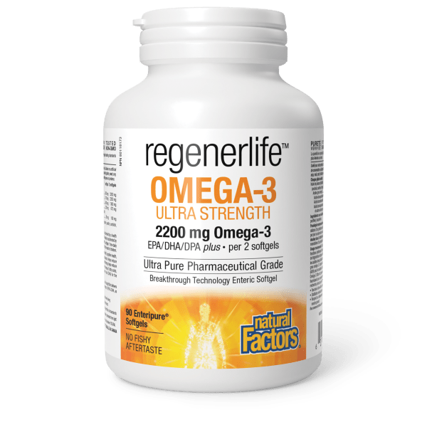 Emballage de Oméga-3 ultra-fort — Natural Factors