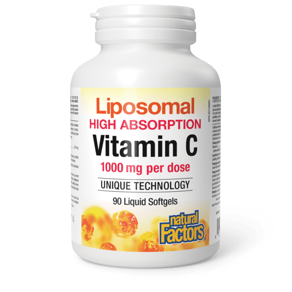 Emballage de Vitamine C liposomale — 500 mg par gélule