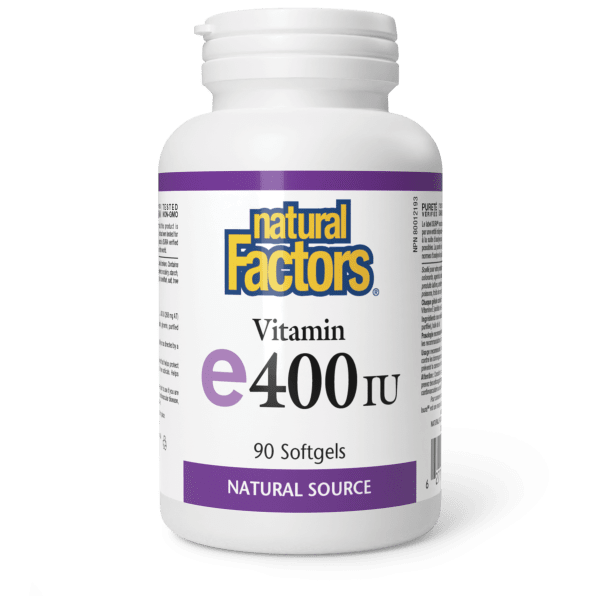 Emballage de Vitamine E — 400 UI — Natural Factors